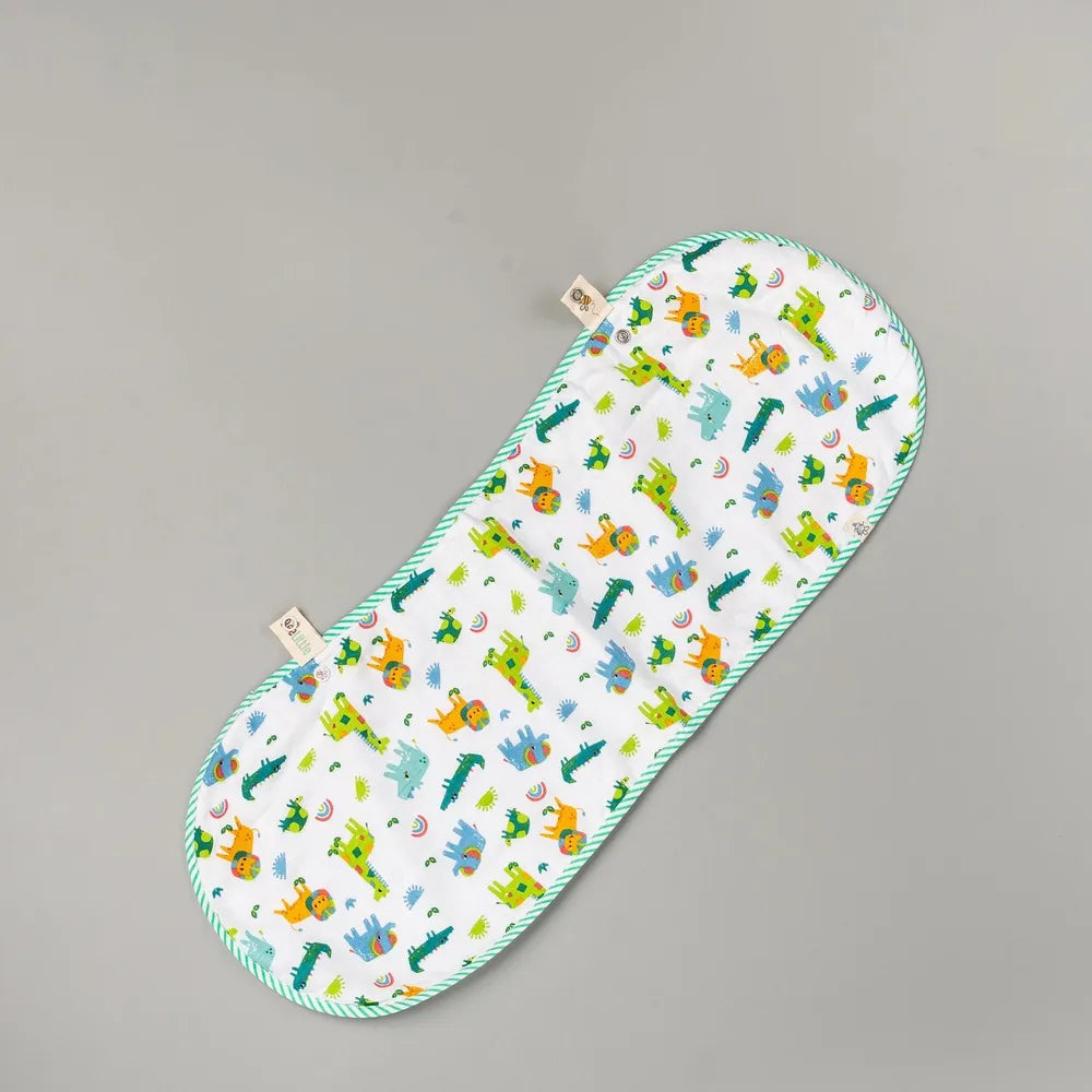 Beelittle Jungle Wingle Burp Cloth Cum Bib