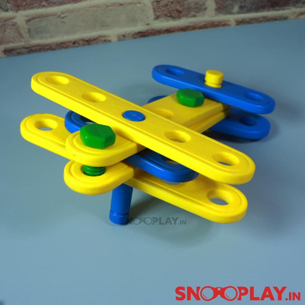 Girnar Little Engineer Building Blocks Bucket (2-6 Years)