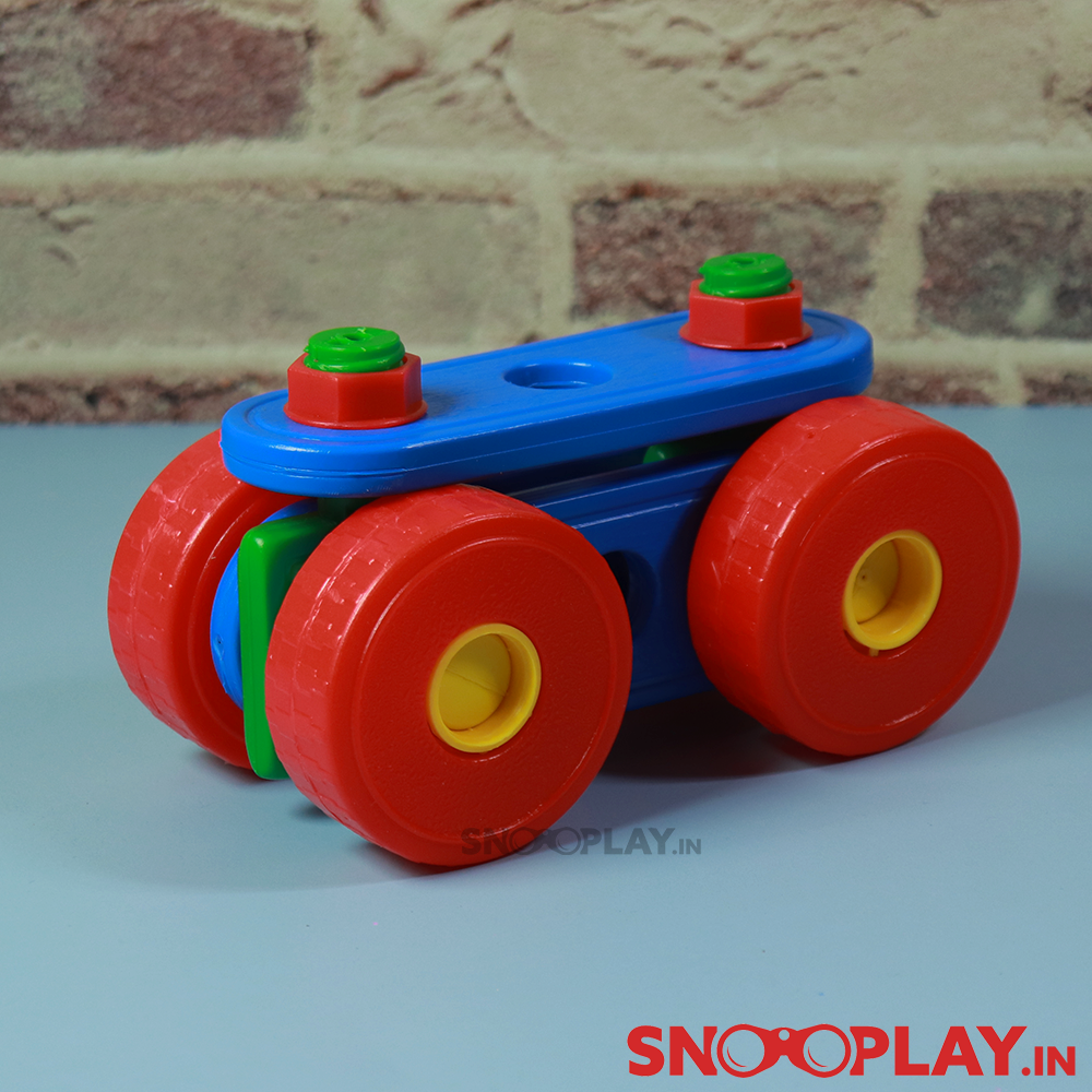 Girnar Little Engineer Building Blocks Bucket (2-6 Years)