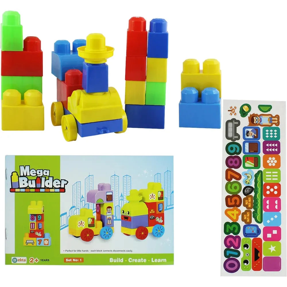 Ekta Mega Builder Set No. 1 Building Blocks Toy for Kids
