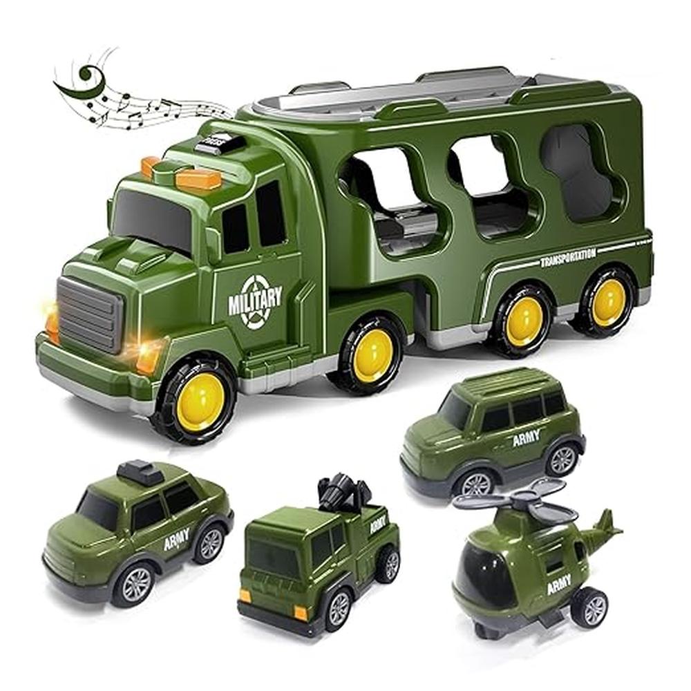 Kidology 5-in-1 Rescue Vehicles Military Truck