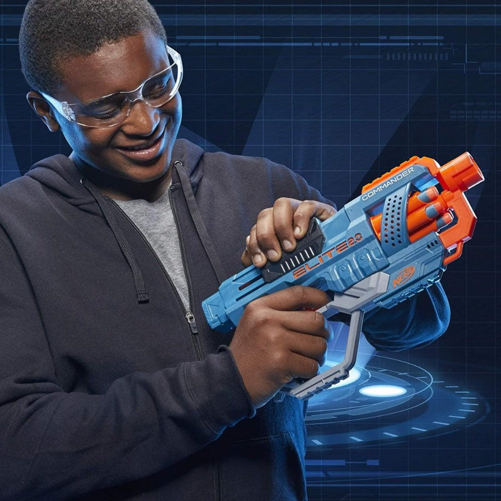 Original Nerf Commander Rd-6 Disruptor (Elite 2.0) Dart Blaster with 12 Darts with Hasbro