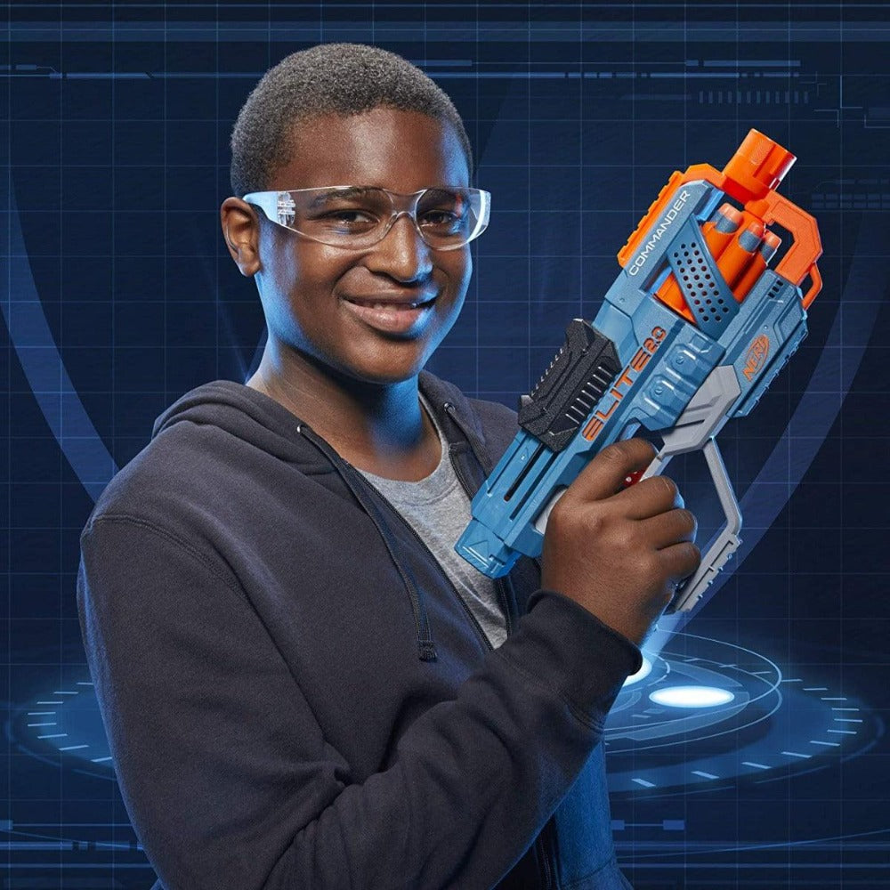 Original Nerf Commander Rd-6 Disruptor (Elite 2.0) Dart Blaster with 12 Darts with Hasbro