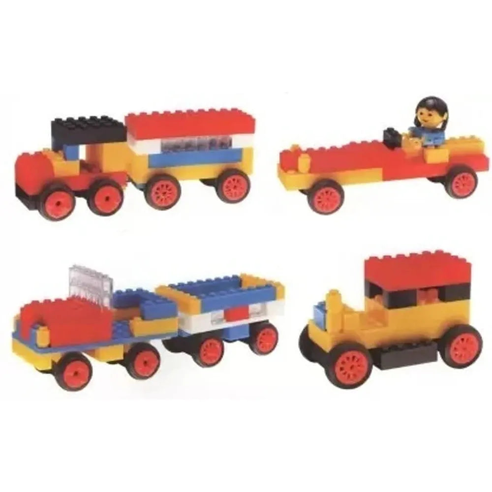 Peacock Toys & Games 125 Pieces Smart Blocks Automech Auto Building Block Set with People Figures