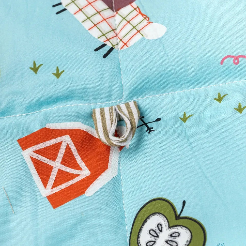 Beelittle Farm Frenzy Organic Cotton Changing Mat