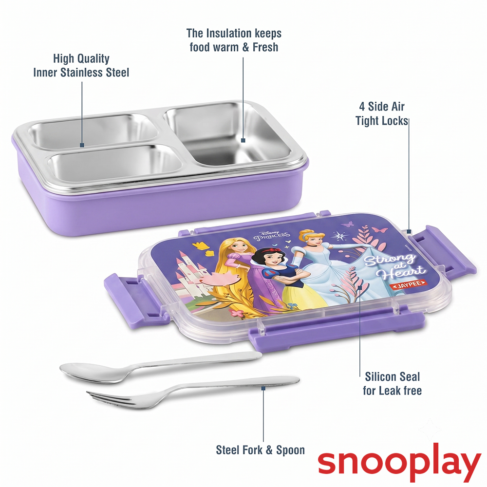 Jaypee Disney Princess Insulated Lunch Box - 545ml | Toon Box 2