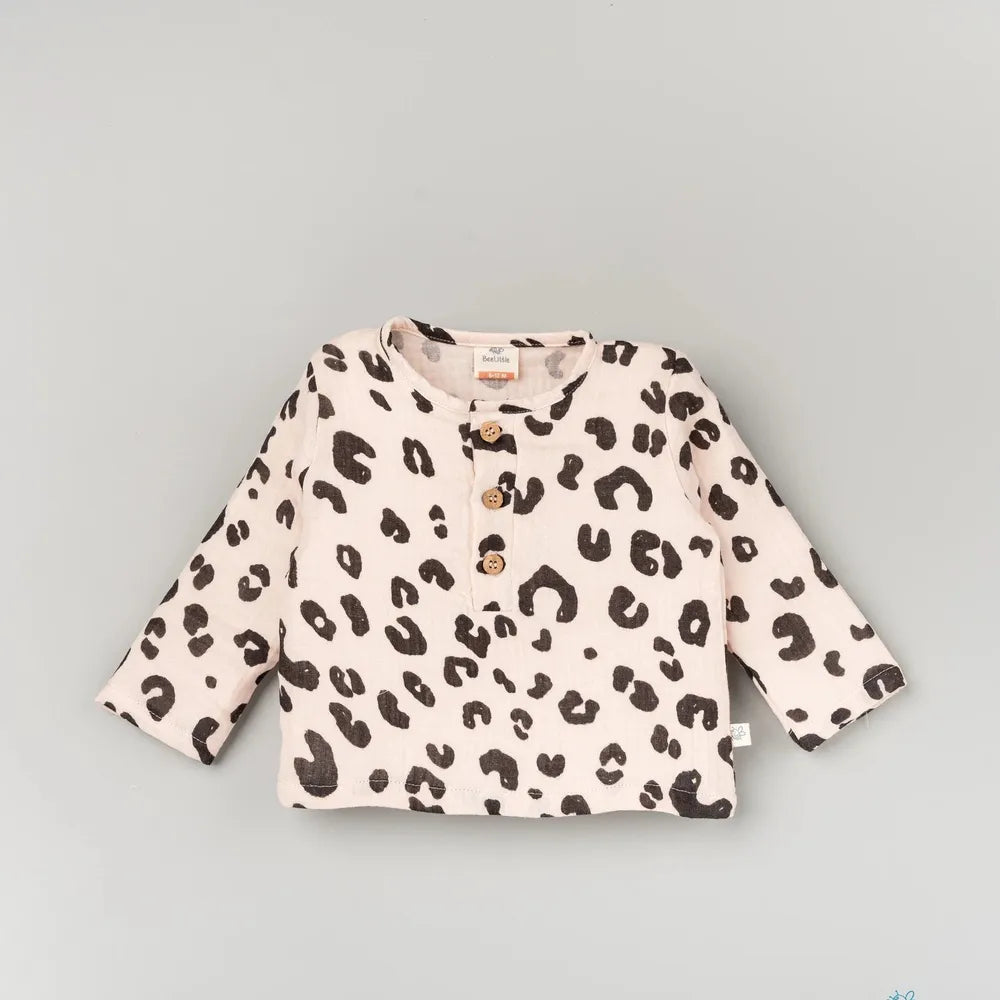 Beelittle Leopard Luxe 2-Piece Crinkled Set