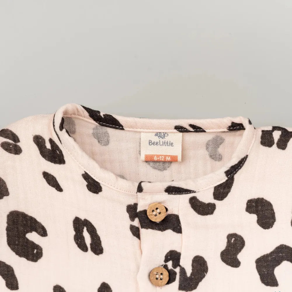 Beelittle Leopard Luxe 2-Piece Crinkled Set