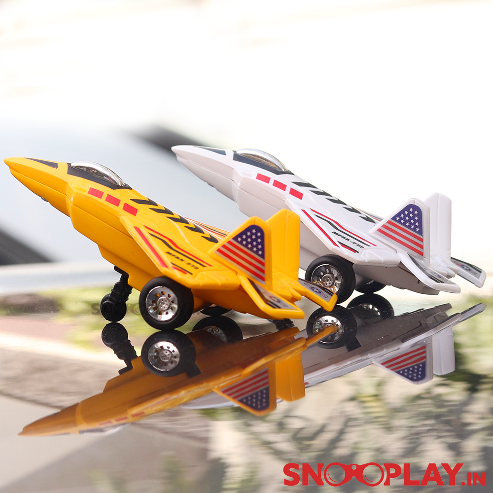 Centy Press & Go Raptor Fighter Plane Toy (1-4 Years) | Assorted Colors