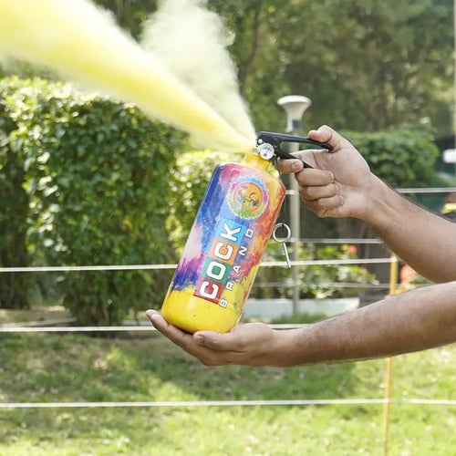 2Kg Color Burst Holi Non-Toxic Premium Cylinder | Vibrant & High Density Colour | Assorted Colours & Prints
