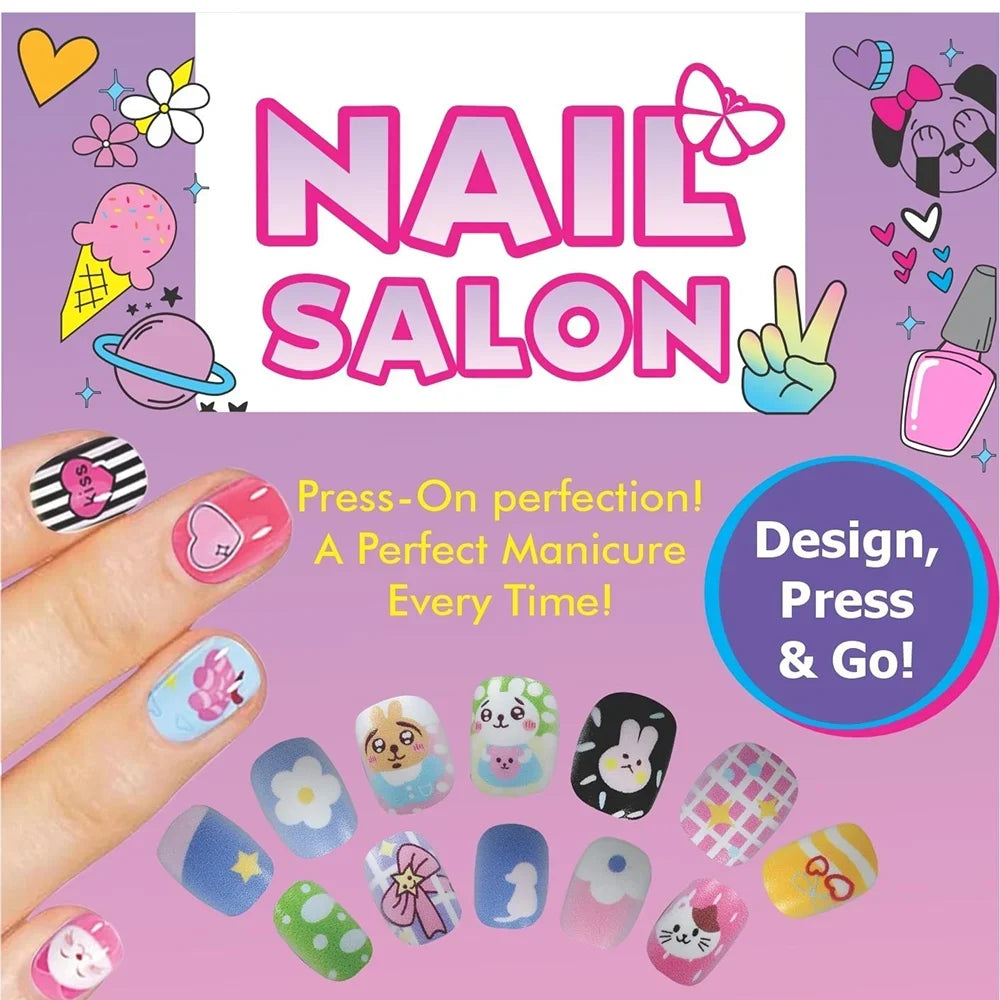 Ekta Nail Salon Kids Press on Nails Kit (5-10 Years)