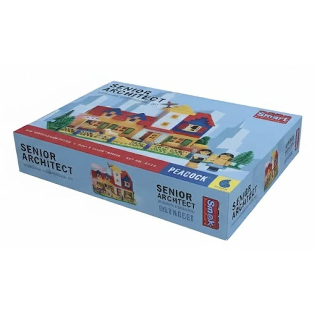Peacock Toys & Games Smart Blocks Senior Architect Interlocking Architectural Set (610 Pieces) – Set No. 2133
