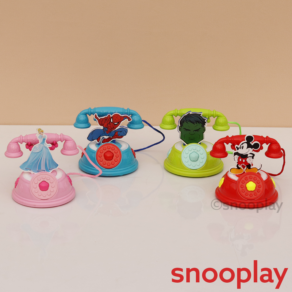 Original Licensed Character Musical Toy Telephone (2-4 Years)