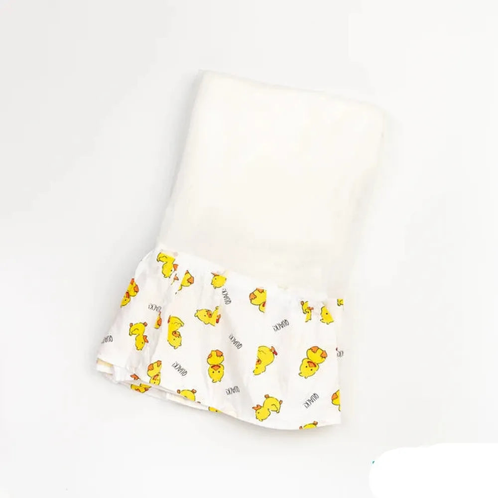 Beelittle Quackling Premium Baby Thottil Starter Kit - Cradle, Mosquito Net, Chain & Stick