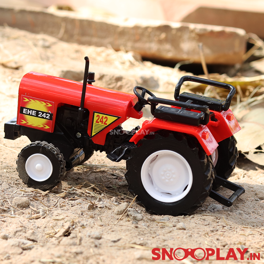 Centy Farm Tractor Toy - Pull Back Toy (Red Colour)