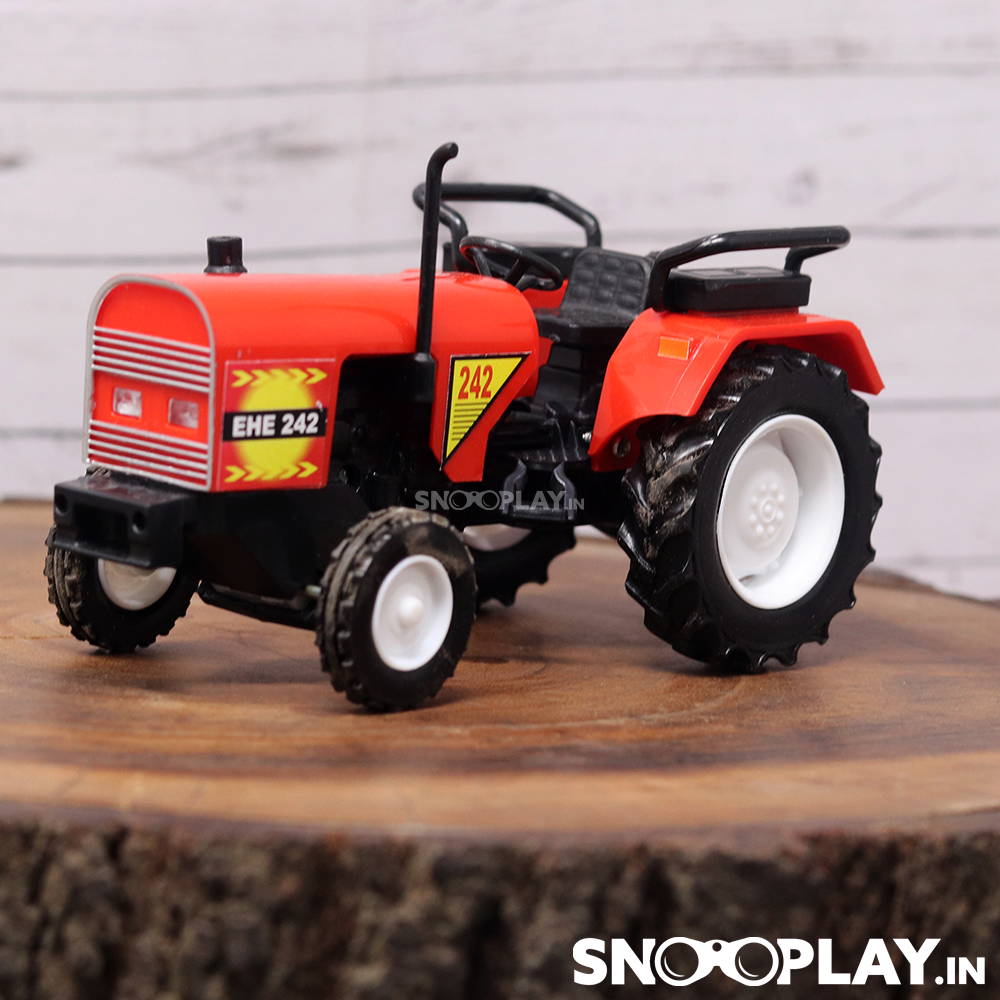 Centy Farm Tractor Toy - Pull Back Toy (Red Colour)