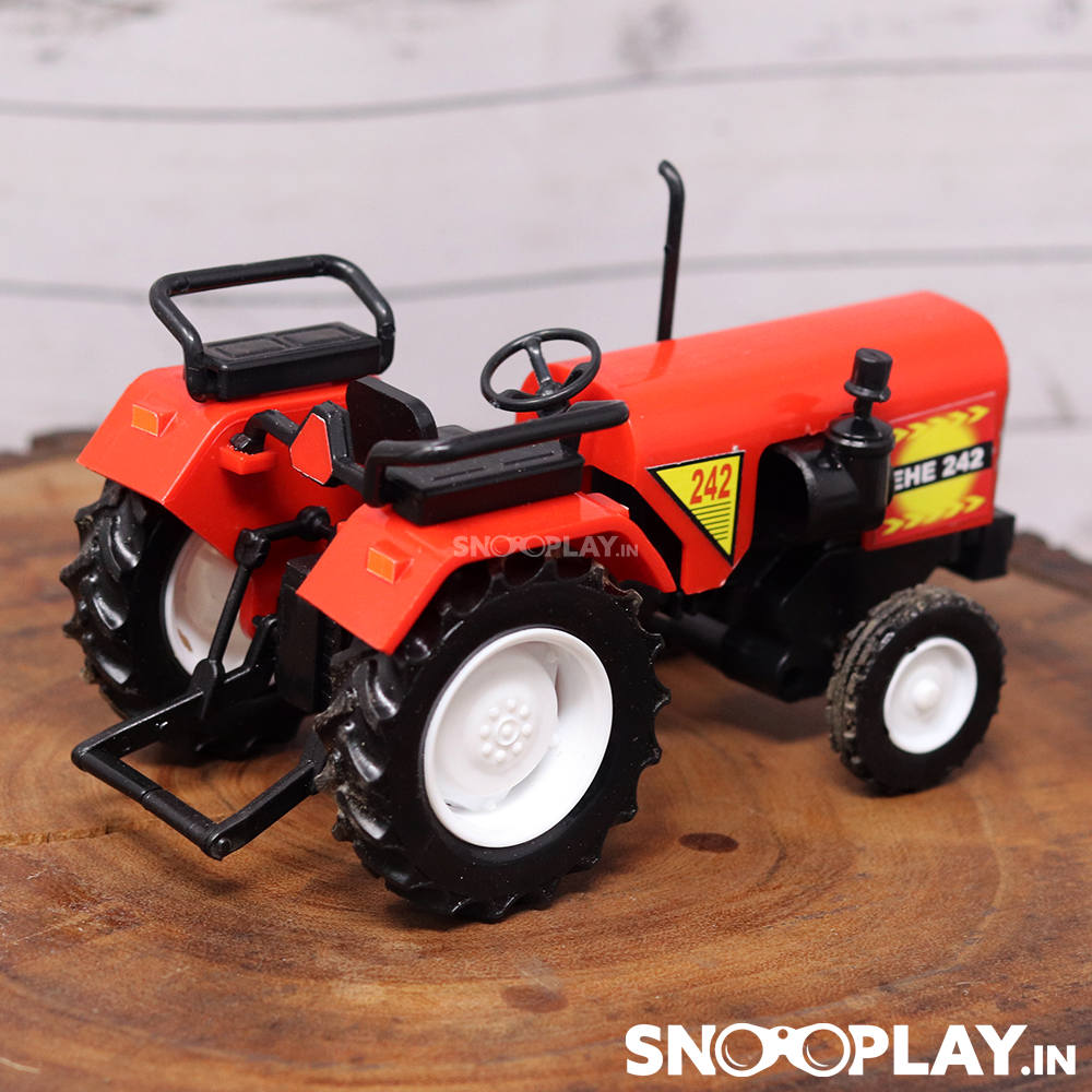 Centy Farm Tractor Toy - Pull Back Toy (Red Colour)