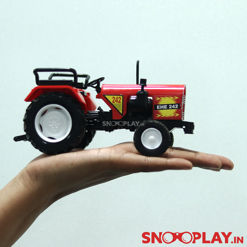 Centy Farm Tractor Toy - Pull Back Toy (Red Colour)