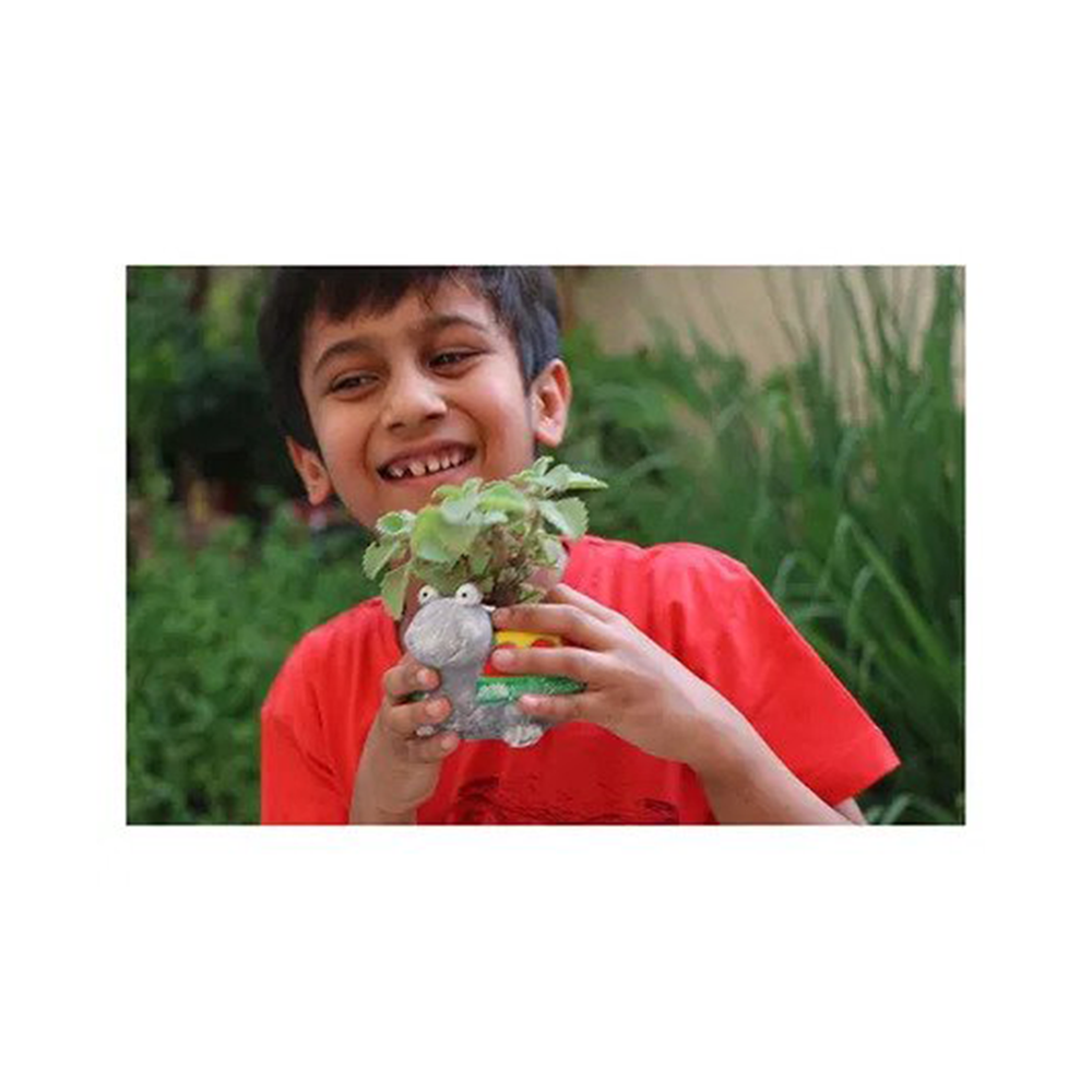 Craftopedia DIY Turtle Planter Art Kit - Paint & Decorate Your Own Planter (4-8 Years)