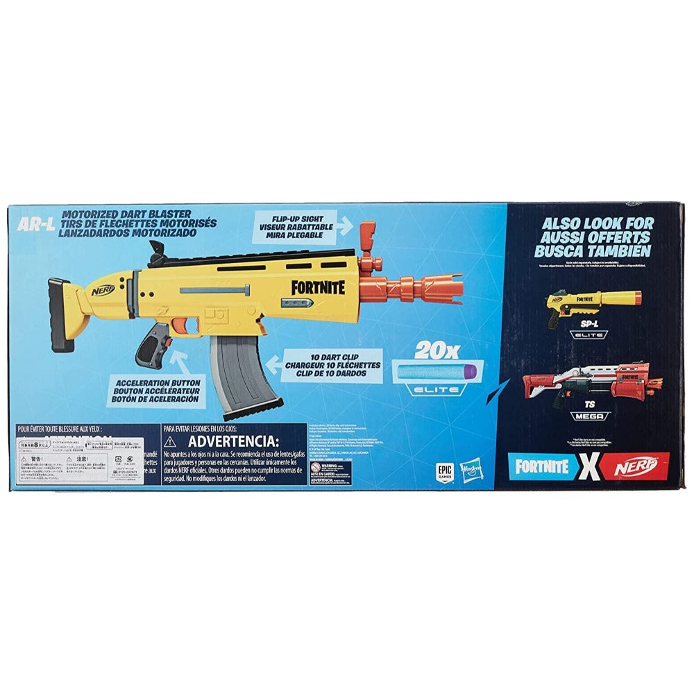 Original Nerf Fortnite AR-L Elite Dart Blaster with 20 Darts (8-15 Years)